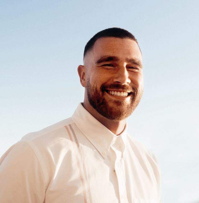 Travis Kelce’s Six Flags headshot.